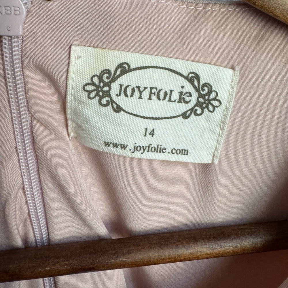 Joyfolie Girls Yanet Maxi Dress in Blush Color Size 14 Good Condition - Picture 8 of 10